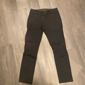 LOFT Charcoal Textured Pants
